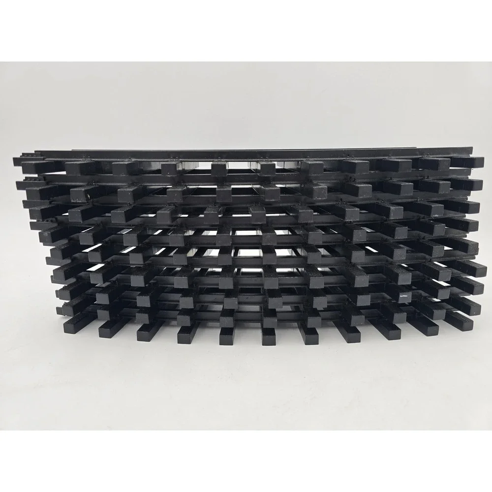 New Bright 1986 Vintage Curved Train Track‎ Lot of 9 Black Plastic G Scale